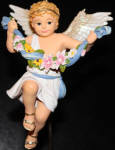 Another popular boy angel. He isn't too easy to find anymore. The details of this angel are incredible. Another beautiful job.