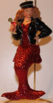 Miss Cosmopolitan is the counterpart to Cosmo merman. She is a bigger mermaid than he is a merman, and looks a lot like the Dom and he the Sub if they were in any sort of relationship. I love the leather jacket she wears and the chain as well. She looks like a rough character. I wouldn't want to meet up with her when she's pissed off, that's for sure!