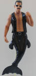 Now here is a Village People merman! Butch is about as leather as Cosmo and as leather gay disco as any Village People member can be! One of the best represented leather queens on mermen to date. It would have been great to see the leather flag on his clothing somewhere.