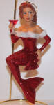 Bell is yet another Christmas ornament for 2013. She compliments Jingle merman. She has a nice outfit of red & white and holding a nice glass of Christmas cheer to celebrate.